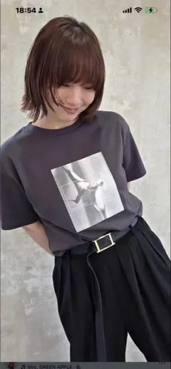 エマテイラー☆シルクタッチスムースロゴプリントtシャツのサムネイル