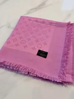 LOUIS VUITTON モノグラム ストール ルイ・ヴィトン ピンク - メルカリ