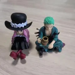 まちぼうけ　ワンピース フィギュア ペローナ ゾロ 2体セット