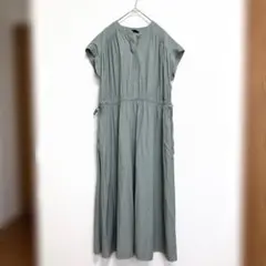 URBAN RESEARCH ROSSO フレンチスリーブ ロングワンピース