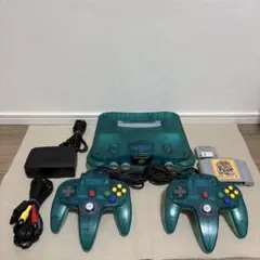 【動作確認済】ニンテンドー64 本体 クリアブルー　ソフト
