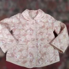 【極美品】ビケットクラブ ぺプラム キルティングジャケット アウター 110