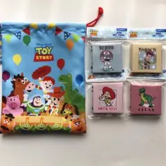 トイ・ストーリー ポーチ ミニアートパネル 5点セット