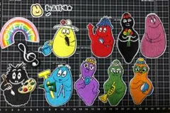 バーバパパの可愛いアイロンワッペン11枚セット