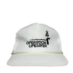 【80s】USA企業物　ヴィンテージ　トラッカーキャップ　踏切