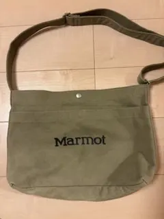 Marmot キャンバス コットンショルダーバッグ