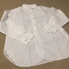 ホワイト ボタンダウンシャツ