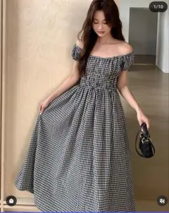 半袖 ロングワンピース