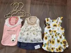 犬服⭐️3点セット　ハンガー付き！