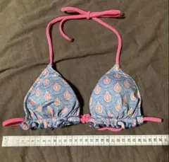 水着 Lepidos ペイズリー 水色ピンク トップ サイズ1のサムネイル