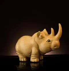 柘植 動物像 犀サイ