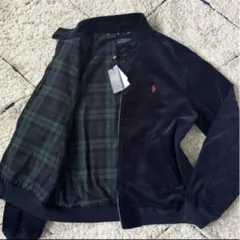 【タグ付き✨】ポロラルフローレン　スイングトップ　コーデュロイ　刺繍　チェック