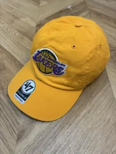 未使用　レイカーズ　NBA 47 バスケット　hiphop イエローのサムネイル