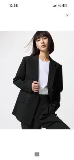 ユニクロ ダブルジャケット l