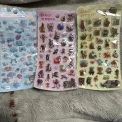 ぷっくりシール　ぷくぷくシール　カプチーノアサシン　 3点セット