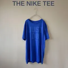 【THE NIKE TEE】L　ブルー　DRI-FIT　Tシャツ　ユニセックス