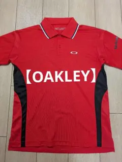 【OAKLEY】ウェア ポロシャツ 赤 メンズのサムネイル