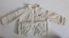 GAP　フリースジャケット　クリーム色　80cm
