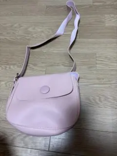 新品【カワイイ♪】本革ポシェット★ピンク★鞄★斜めがけ★ショルダー