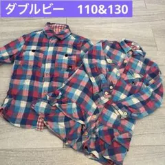 ダブルビー　110&130 兄妹リンクコーデ