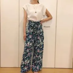 ほぼ新品‼︎ エル ワイドパンツ　ザラ　エモダ　ローズバッド　ミラオーウェン