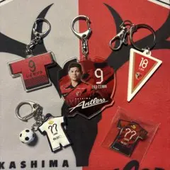 鹿島アントラーズ応援グッズ レオセアラ選手9エウベル選手18チャヴリッチ選手77