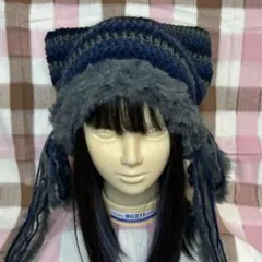 猫耳ニット帽 ファッション小物