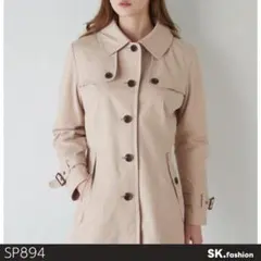 美品 Aylesbury トレンチコート 長袖 ベーシックデザイン ベルト袖口