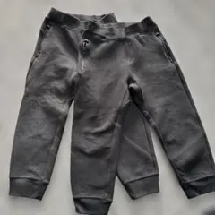 UNIQLO 黒 スウェットパンツ 110サイズ2枚組