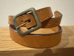 美品　TENDERLOIN ナローベルト　本革　34インチ TENDERLOIN ナローベルトブラックLサイズ