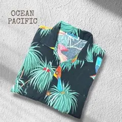 70s~ ocean pacific アロハ サーフシャツ ヴィンテージ 総柄のサムネイル