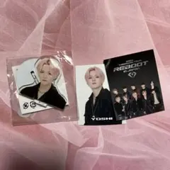 treasure ヨシ　ミニアクリルスタンド　ダブルステッカー