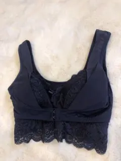 ふんわりルームブラ( M〜L)ナイトブラ ネイビー