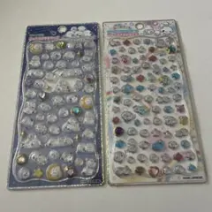 あわわちゃん　シマエナガ　ジュエルプチドロップ　立体シール