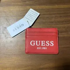 GUESS レッド パスケース