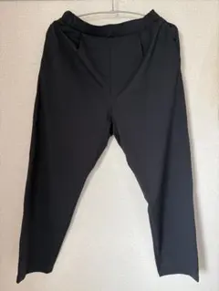 UNIQLO ウルトラストレッチアクティブエアリーテーパードパンツ M ブラック