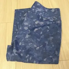 UNIQLO エアリズム ヨガパンツ ブルー　迷彩柄　Sサイズのサムネイル