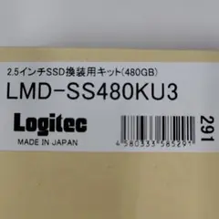 ロジテックのSSD　LMD-SS480KU3/480GB SSD 480GB
