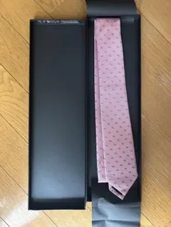 グッチ ネクタイ ストライプ ドット チェック ピンク - メルカリ