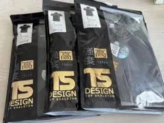 新品未開封　TS DESIGN ワークシャツ L ブラック×ブラック　3枚セット