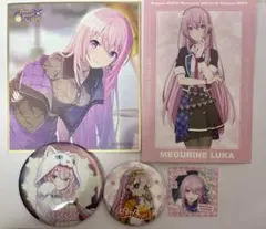 プロセカ　巡音ルカ　ミニ色紙 メモステ 特典ポストカード