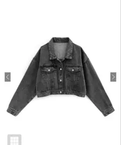 デニムショート丈ジャケット
