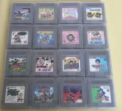 【まとめ売り】ゲームボーイソフト 16本セット(ケース付き)