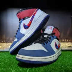 2025年最新】ナイキ エア ジョーダン1 ミッド マルチカラー NIKE AIR