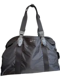 agnes b. VOYAGE アニエスベー ボヤージュ ナイロン ボストン　黒