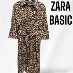 ZARABASIC ザラ レオパード 豹柄 シャツ ワンピース