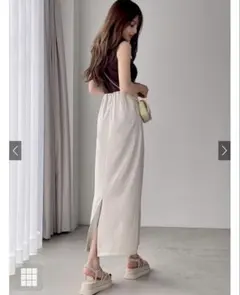 GRLグレイル　バックスリットタイトスカート[gm725]