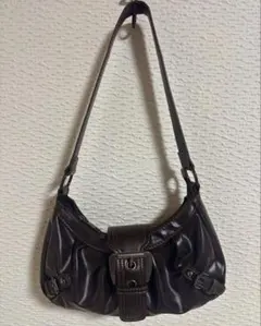 グランジ ダークコア 森ガール ダークブラウン ハンドバッグ