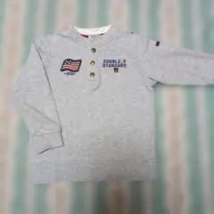 ミキハウスDOUBLE.B グレーの トレーナー 120cm