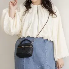 クレット購入 ジャガードジップブルゾン 4L